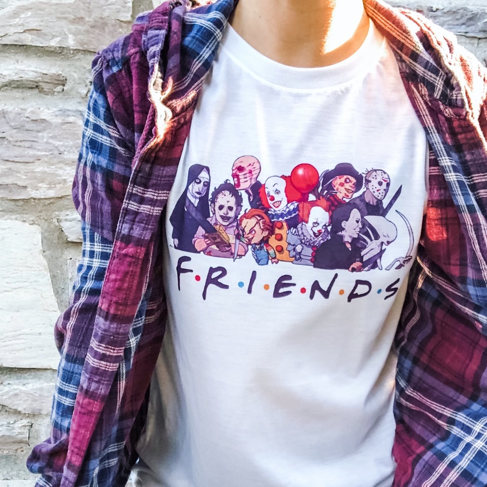 Halloween inspired friends tee